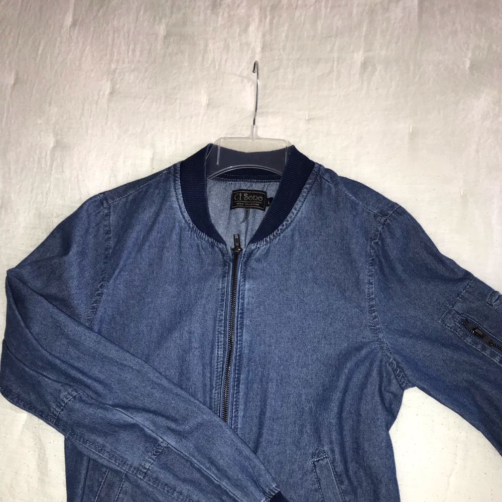 Jean Bomber Jacket